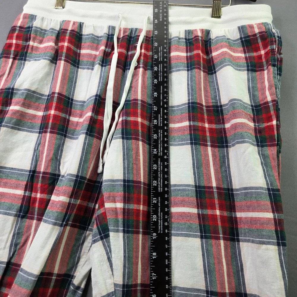 Stars Above Pajama Pants Womens XL Red Plaid Perfectly Cozy Flannel Joggers - Picture 6 of 8